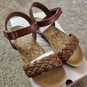 Faux Leather Cut Out Strappy  Sandals